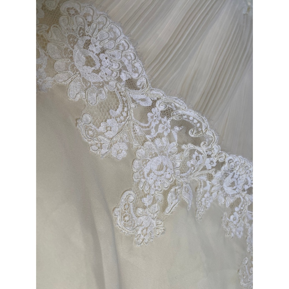Vintage Ethereal Fairy Prairie Babydoll Edwardian Wedding Dress Cream - Picture 5 of 6